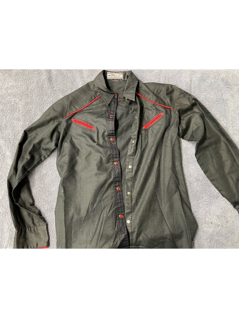 Vintage Levi Strauss Sierra Humps Saddlery Button Down Shirt